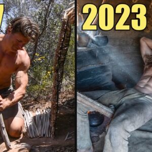 Six Years of Primitive Hut Living (last video of the year)