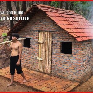 500 Days Survival And Build In A Rain Forest - NO FOOD, NO WATER, NO SHELTER