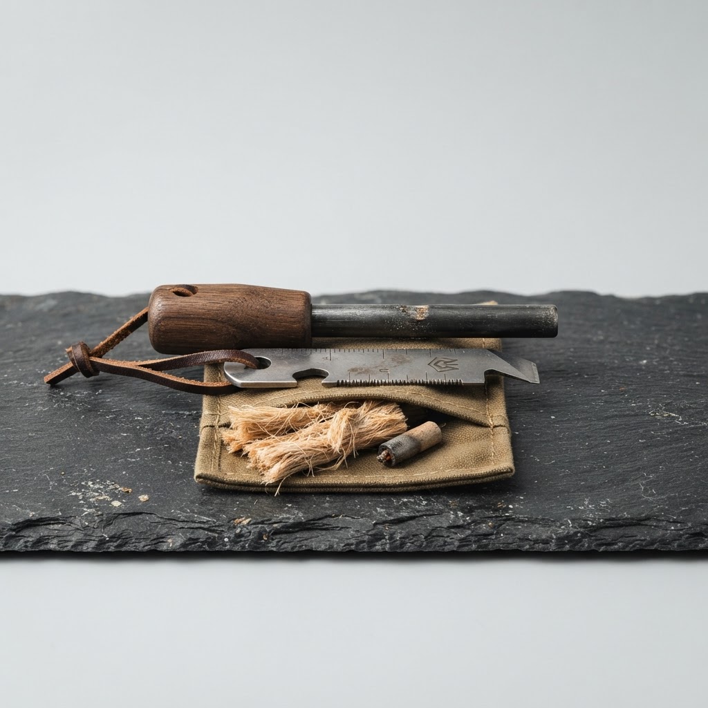 Ferro Rod Fire Starter Kit