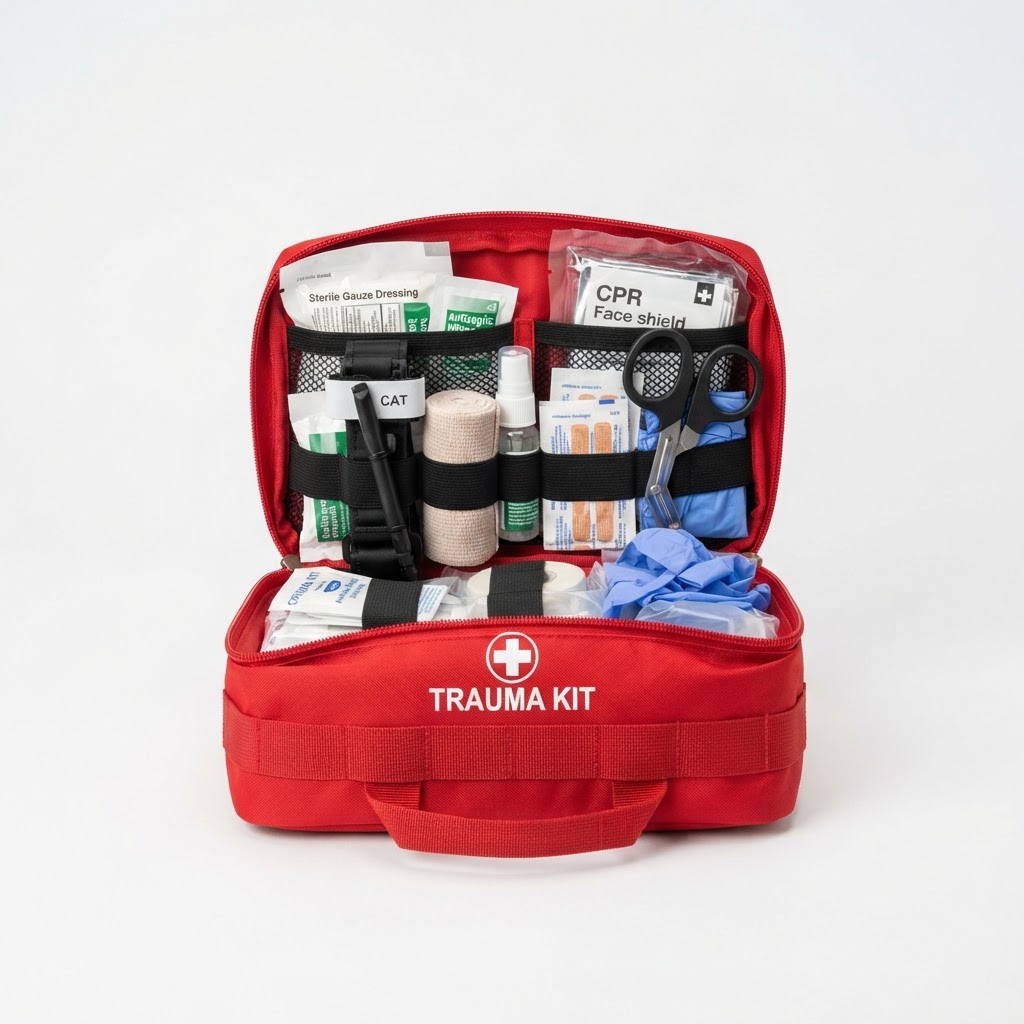 Compact First Aid Trauma Kit