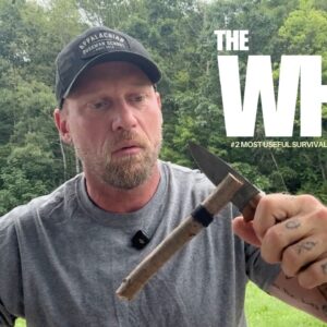 Bushcraft survival lashing technique for securing poles and building shelters