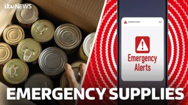 UK government food stockpiling warning for emergency preparedness