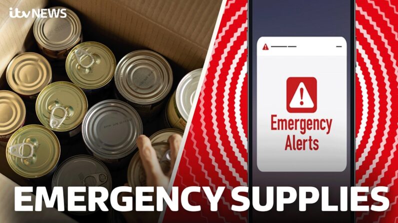 UK government food stockpiling warning for emergency preparedness
