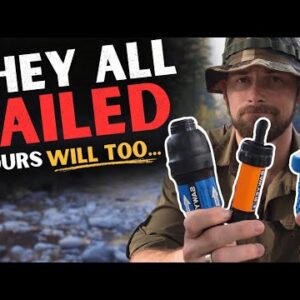 Backcountry water filters including Sawyer Squeeze and Katadyn BeFree tested for survival water purification reliability